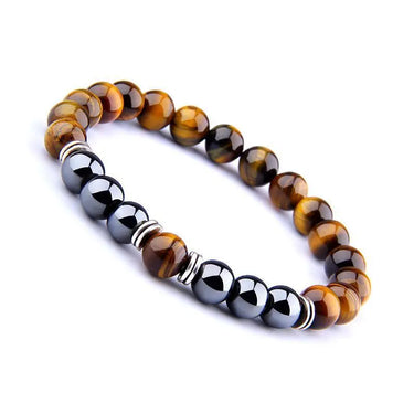 Power and Protection Tiger Eye Hematite Bracelet-Your Soul Place